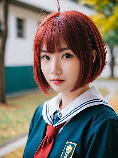 Lifestyle costume photo of Aoba tsugumi. Cosplay clothes