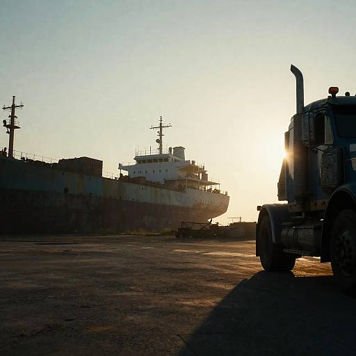 Patinated Steel Totem at Sunrise