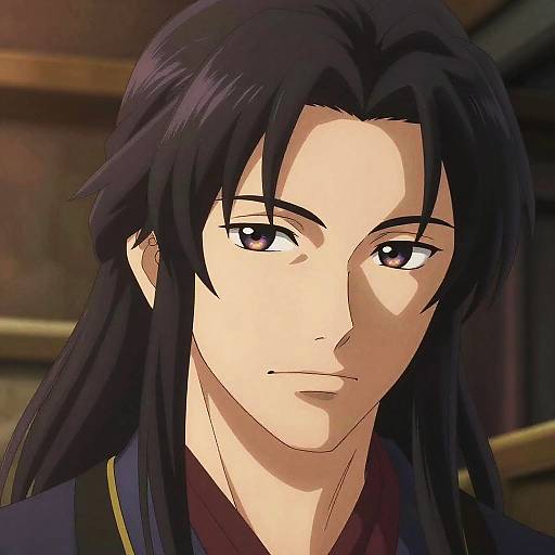 Photorealistic Long-Haired Man Portrait, 8K