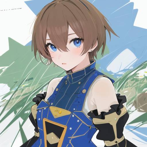 Illustration of Amy (suisei no gargantia), suisei no gargantia in the style of Mikozin