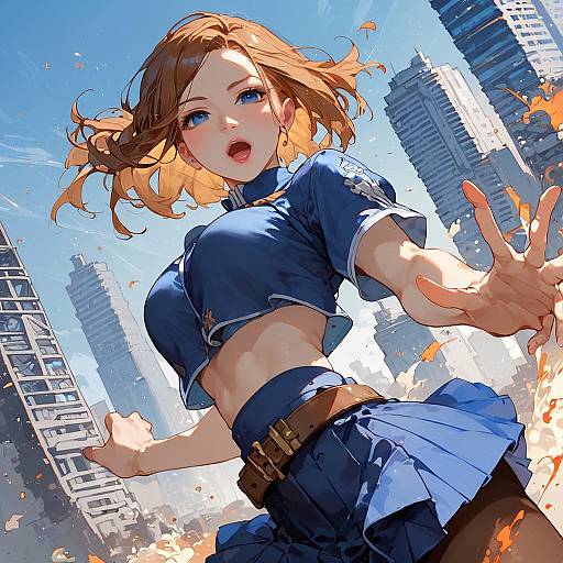 Nobara Kugisaki Urban Fighting Stance