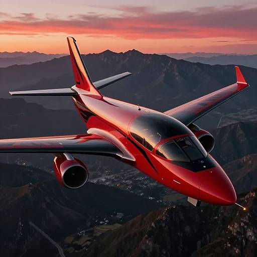 Essendon Bomber Aircraft Over Mountains