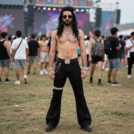 Rave Dude with Sunglasses Costume