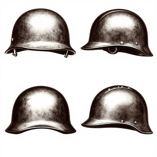 Retro Stahlhelm Helmet Template Designs