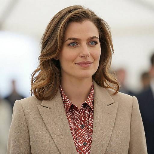 Soft-lit Portrait of Woman in Blazer