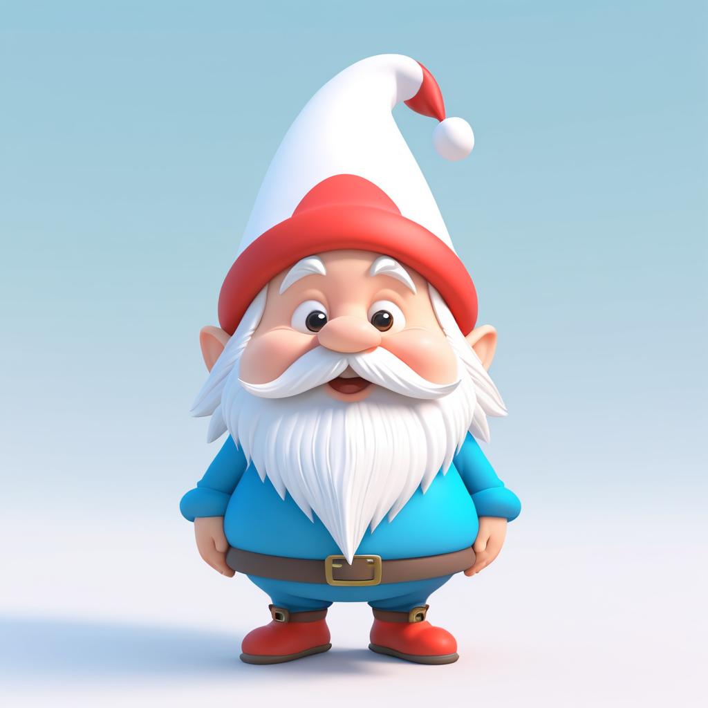 Silly Grumpy Gnome 3D Animation