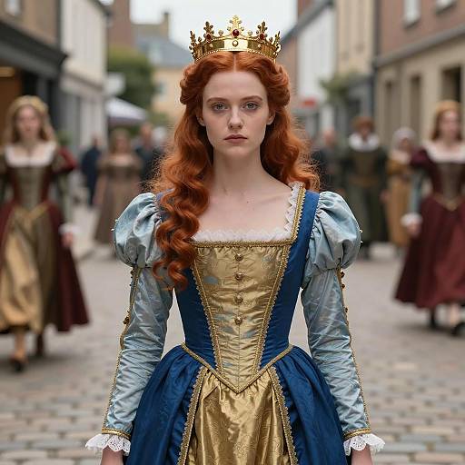 Young Woman in Renaissance Royal Dress