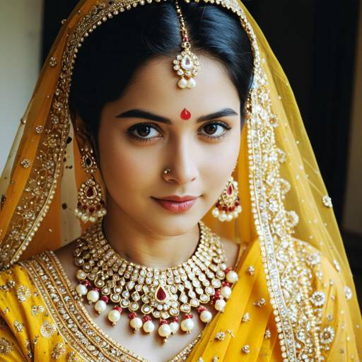 Elegant Bride in Haldi Ceremony Attire