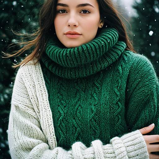 Women Wearing Cozy Winter Sweaters