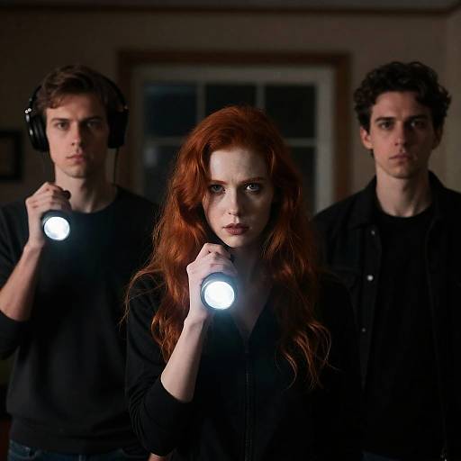 Mysterious Portraits in Dim Light