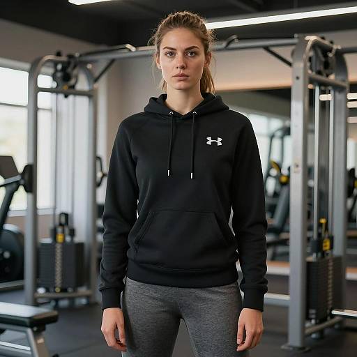 Photorealistic Female Gym Wear Portrait