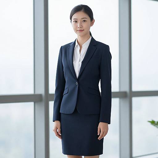 Professional Woman in Office Wear