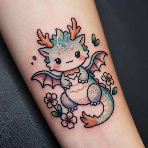 Chibi Dragon Tattoo Designs