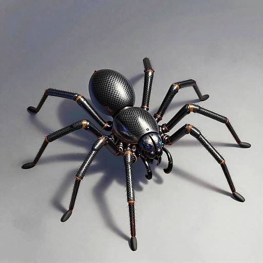 Hyper-Detailed Nano Spider Drone