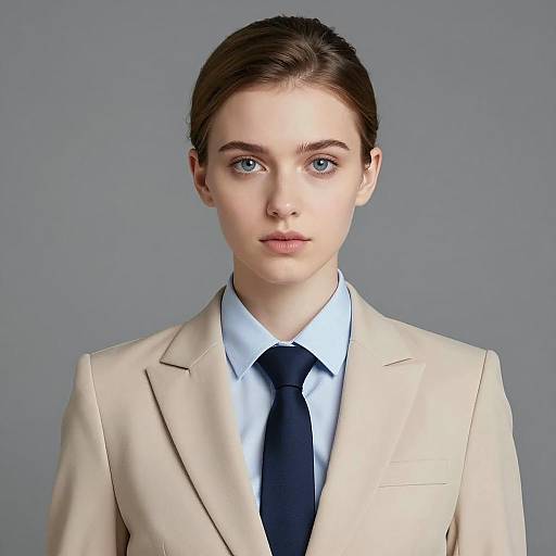 Professional Portrait of Stylish Young Woman