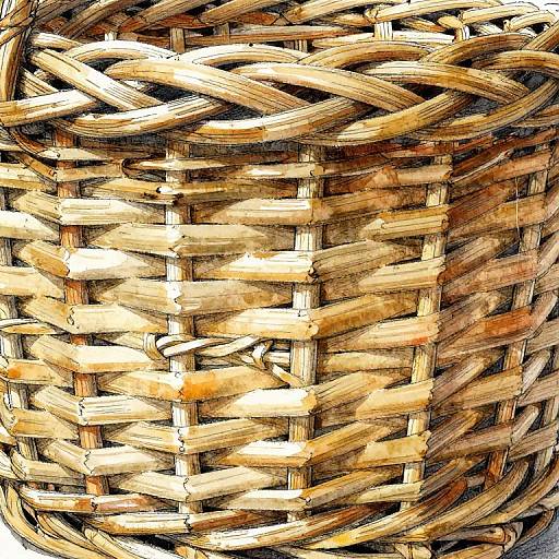 Rustic Basket Texture Artistry