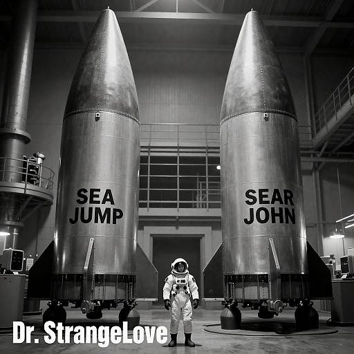 Dramatic Retro Sci-Fi Movie Poster