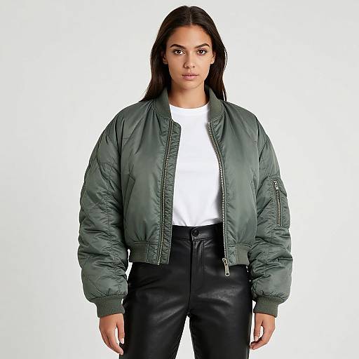 Stylish Woman in Streetwear Outfit