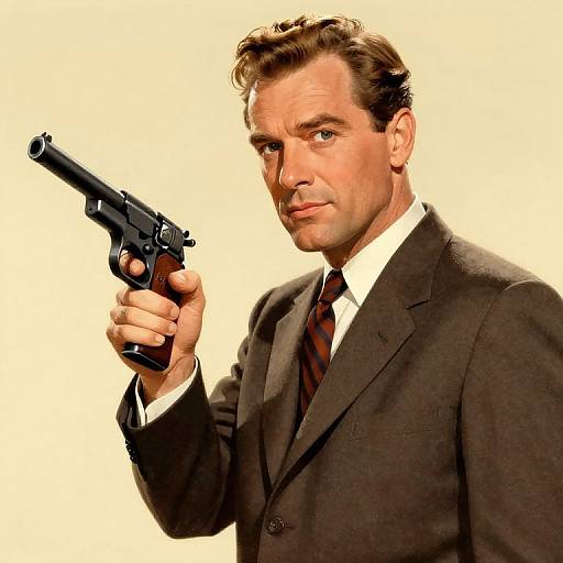 Vincent Price 1951 Pulp Illustration