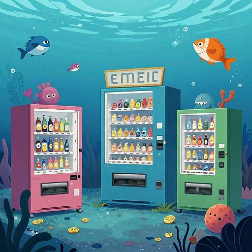 Ancient Vending Machine Ocean Court