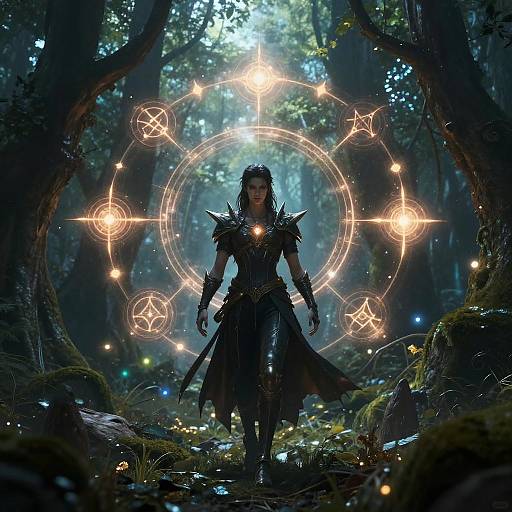 Arcane Enchanted Forest Fantasy Art