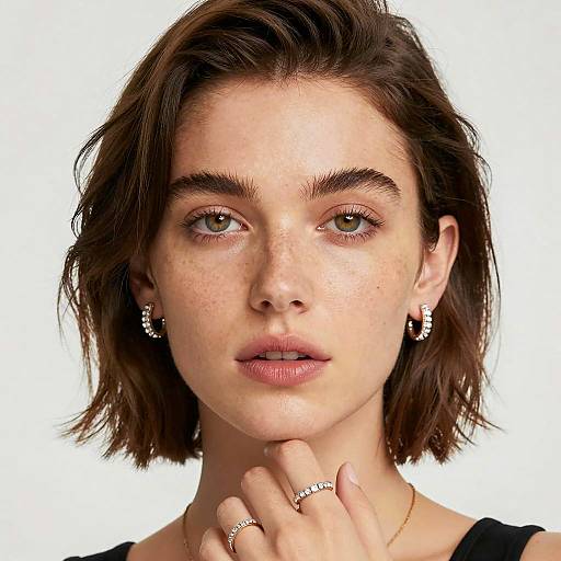 Portrait of Young Woman with Jewelry