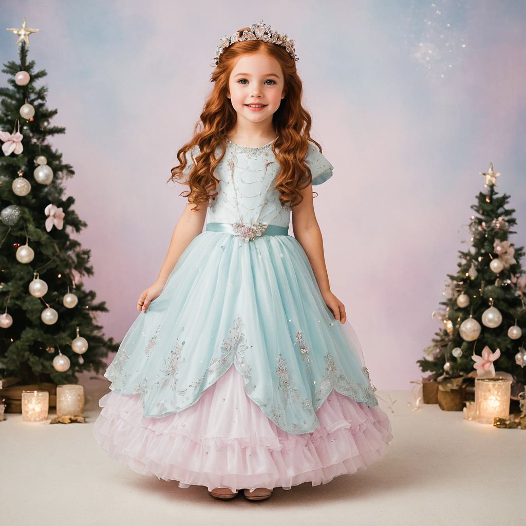 Cheerful Princess in Enchanting Studio