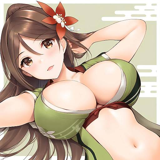 Illustration of Amagi (kancolle), kantai collection in the style of Minase (takaoka nanase)