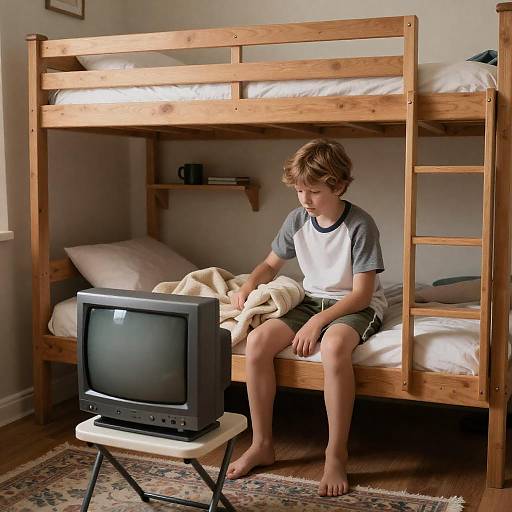Boys’ Room: A Nostalgic Bunk Bed Scene