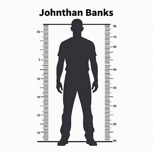 Silhouette of a male figure labeled 