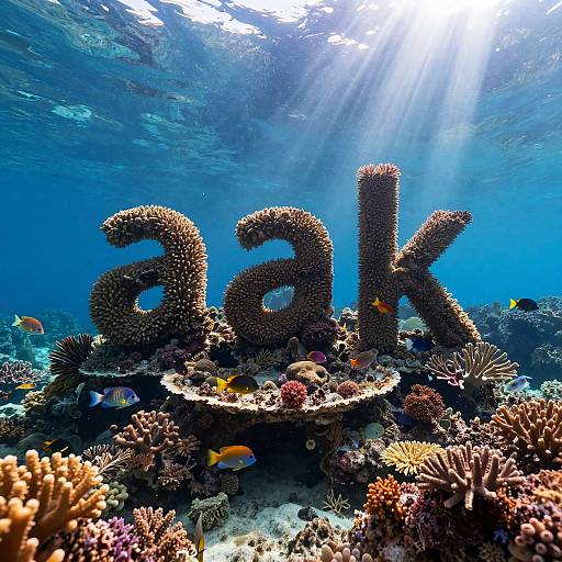 Serene Underwater Coral Reef 'aak'