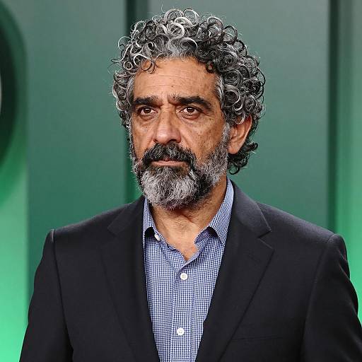 Intense Portrait of a Stylish Man