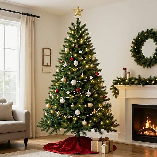 5 Ft Fiber Optic Christmas Tree