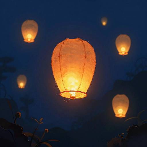 Luminous Sea Lantern in Abyss