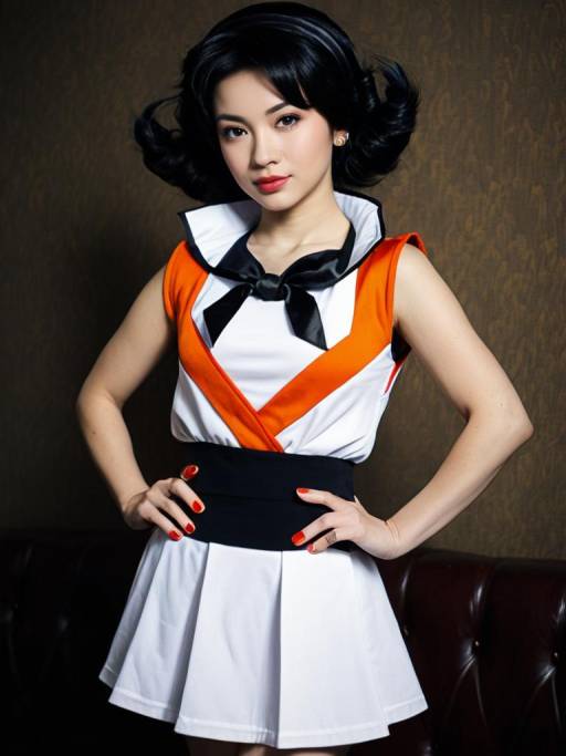 Realistic Videl Cosplay Character Photo