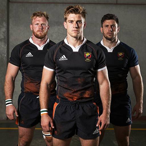 Heroic Buff Rugby Players Portrait