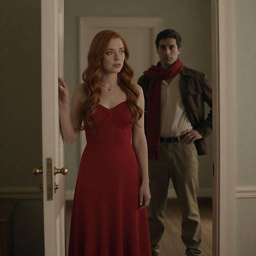 Mysterious Encounter in Dim Light