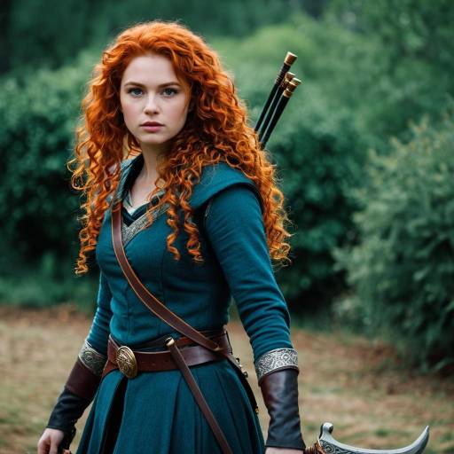 Adult Merida Brave Costume in Nature