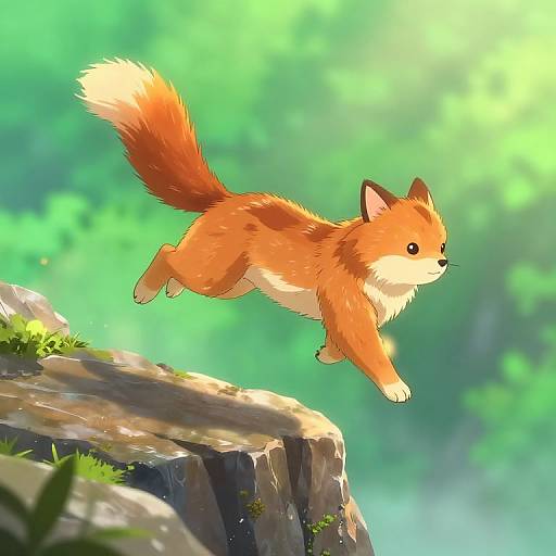 Kemono Onuki Dynamic Cliff Leap