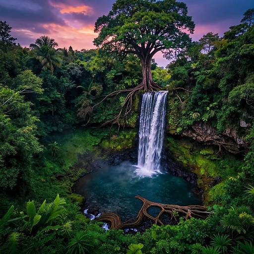 Mystical Twilight Forest Dreamscape