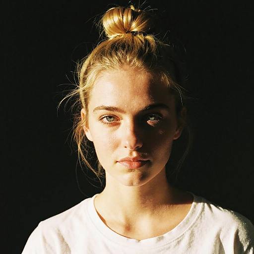 Detailed Portrait of Young Swiss Woman