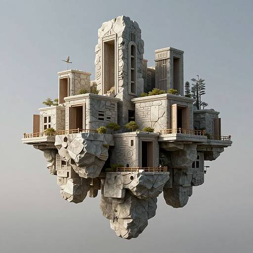 Floating Cities with Time-Shifted Doors