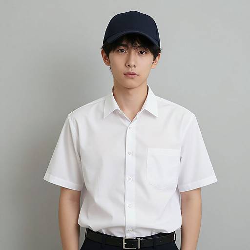 Realistic Portrait of Casual Male