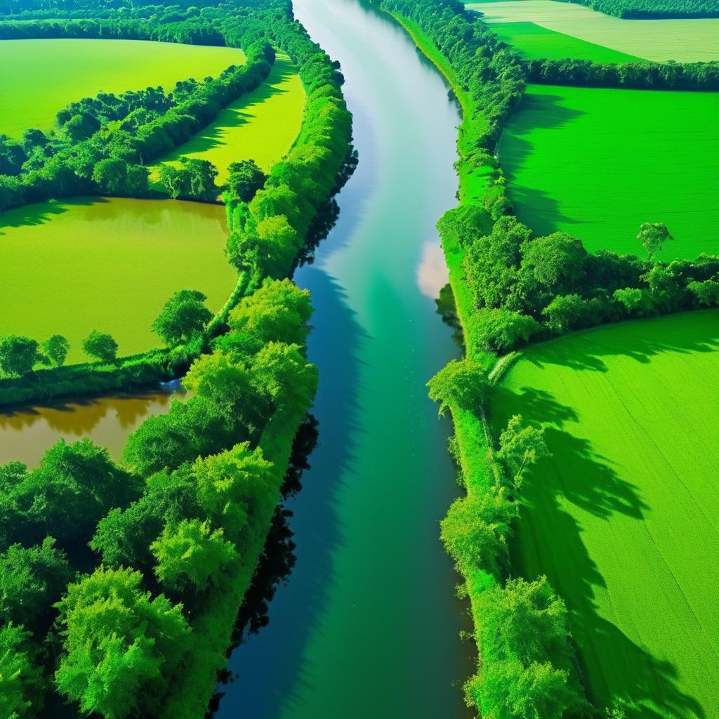 Contrasting River Landscapes: Harmony and Discord