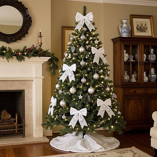 Victorian Christmas Tree Elegance