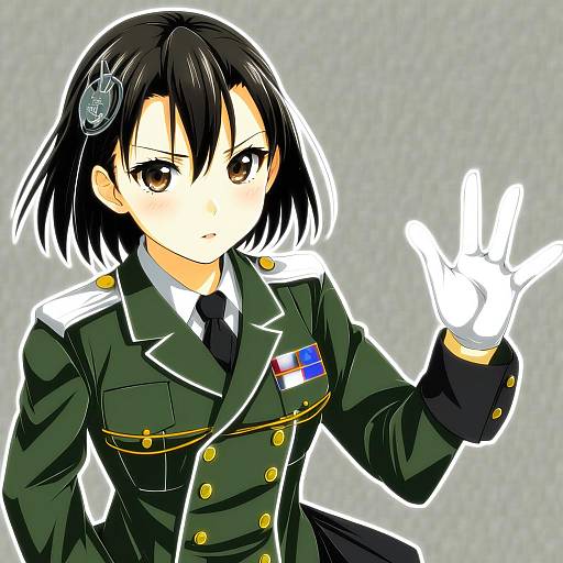 Illustration of Haguro kai ni (kancolle), kantai collection in the style of Irohara