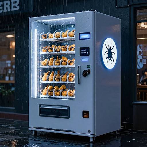 Futuristic Blade Runner Vending Machine