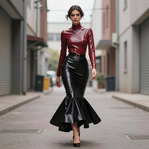 Dramatic Fetish Fashion Street Photography