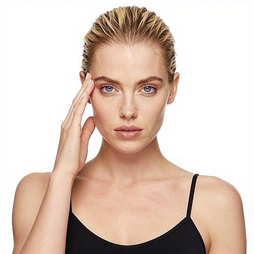 Elegant Portrait of a Blonde Woman