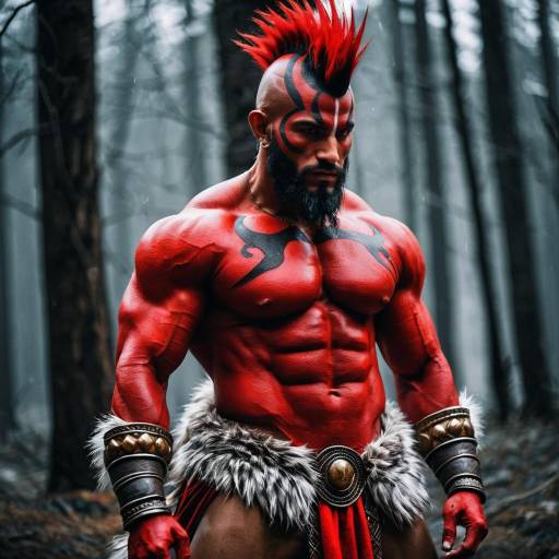 Muscular Dhalsim Cosplay with Details
